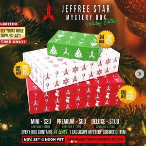 Jeffree Star Holiday 2019 Mystery Box Sml Deluxe